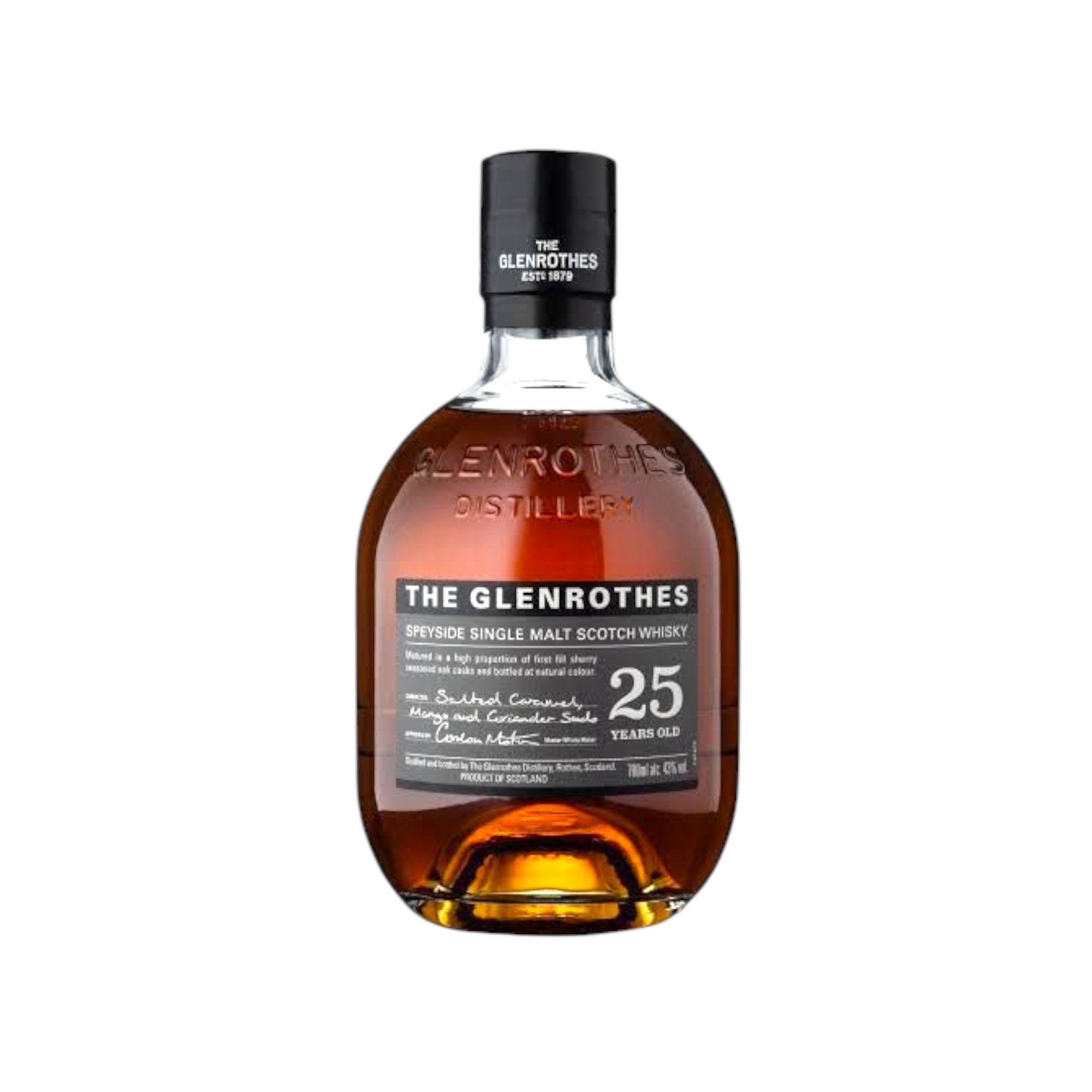 The Glenrothes 25 Years Old Speyside Single Malt Scotch Whisky 43% 700ml
