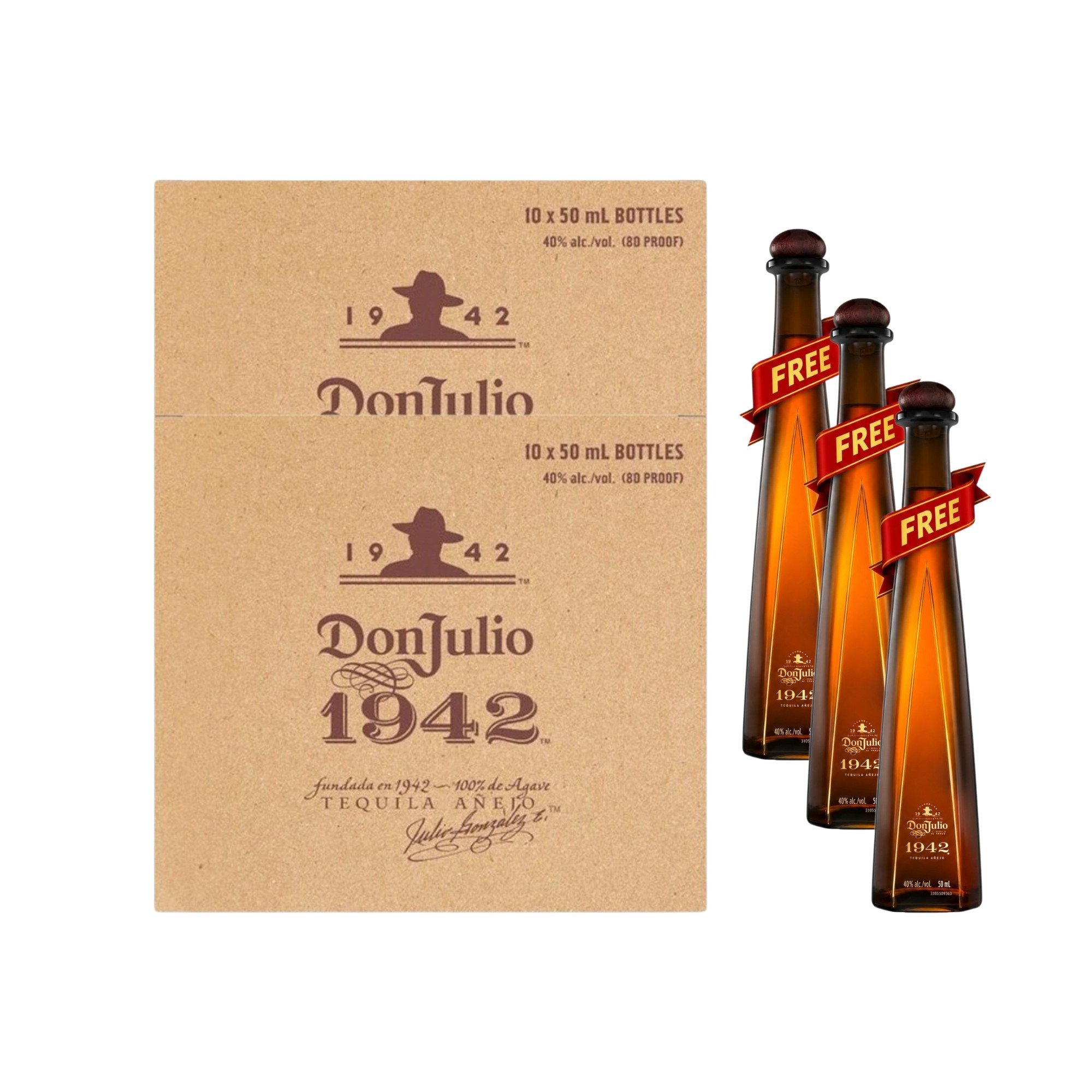 Don Julio 1942 Añejo Tequila 50ml (20+3)