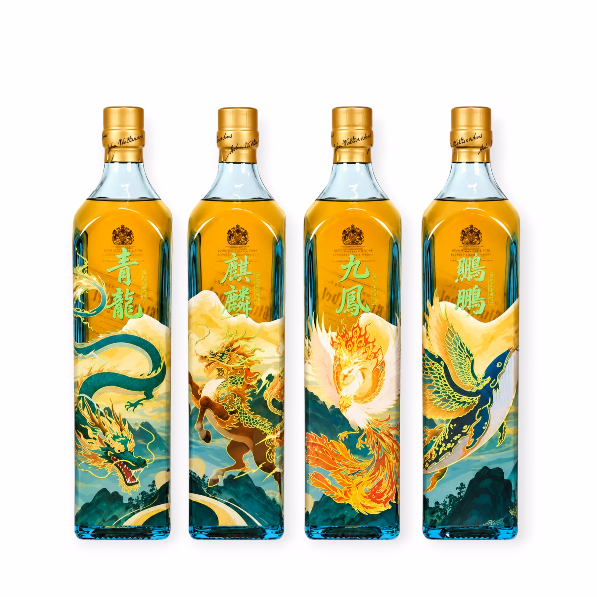 Johnnie Walker Blue Label Divine Beasts Limited Edition (4×200ml) - Image 3