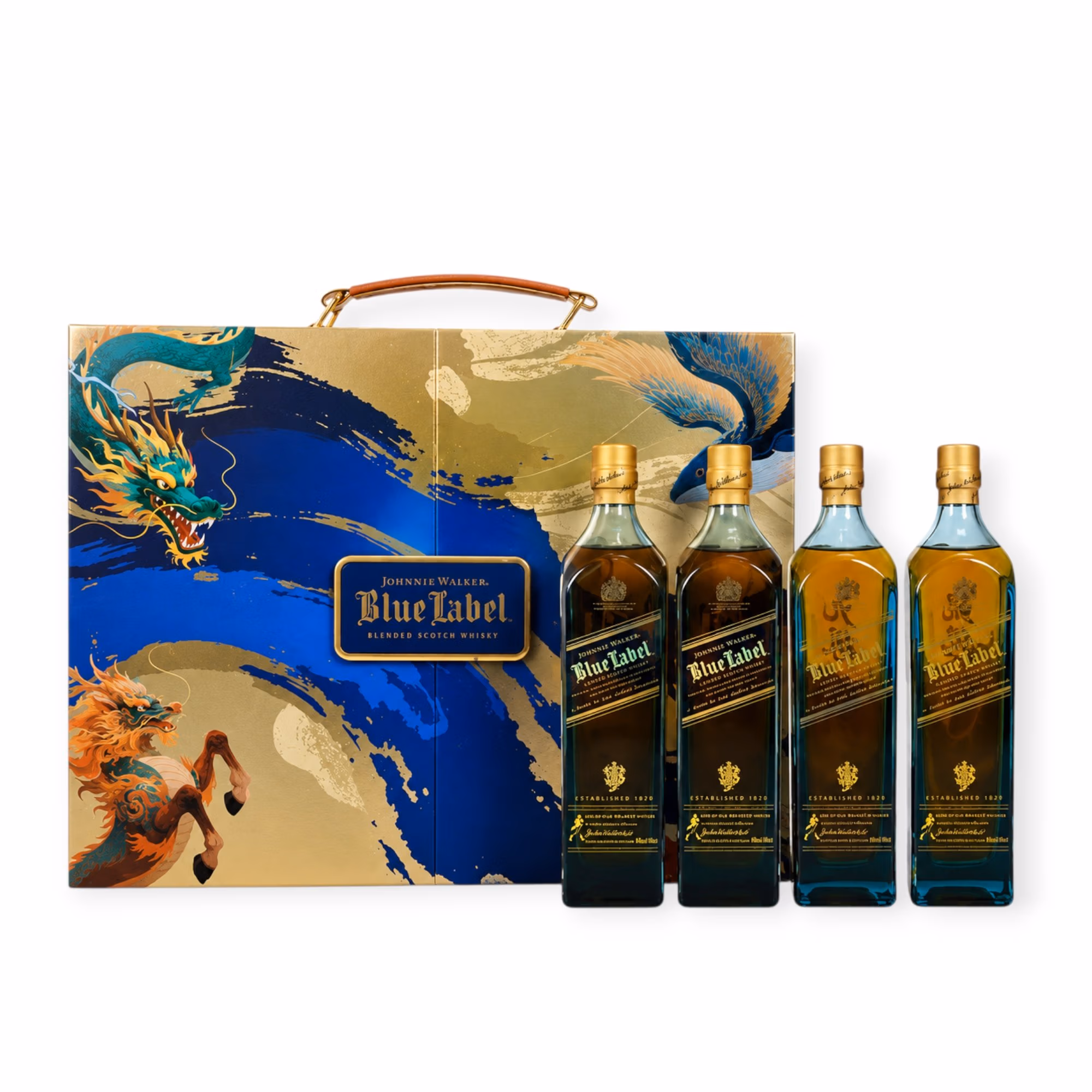 Johnnie Walker Blue Label Divine Beasts Limited Edition (4×200ml)